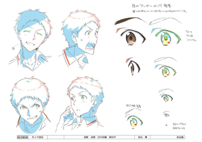 動漫新手必收藏！超適合臨摹的動畫角色設定稿，速來圍觀